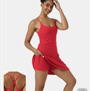 Red (lollipop) Halara Everyday Cloudful 2in1 dress small